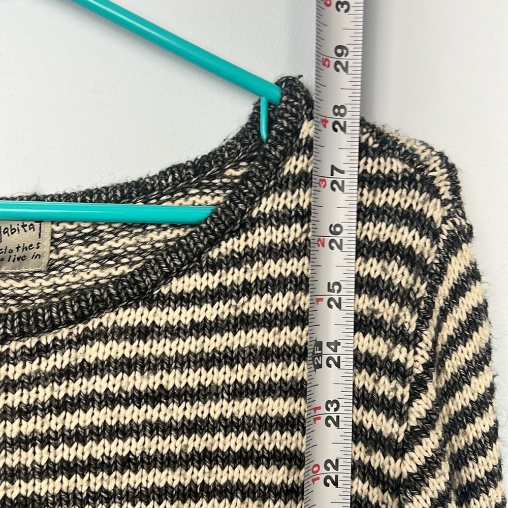 Habitat Clothes to Live in Large striped blocked sweater - Picture 6 of 8